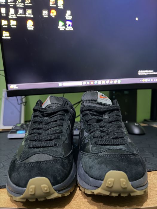 Маратонки Nike x Sacai VaporWaffle Black Gum
