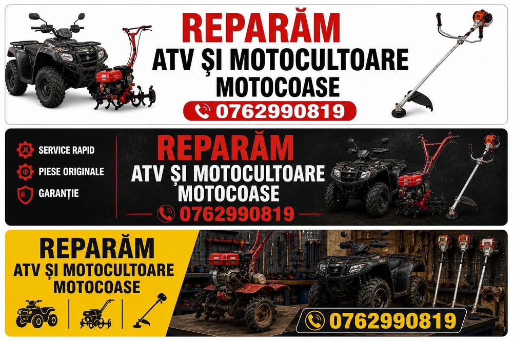 Service și reparații motocoase și motocultoare