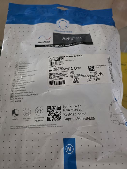 CPAP ResMed N30i маска за нос, р-р М и W