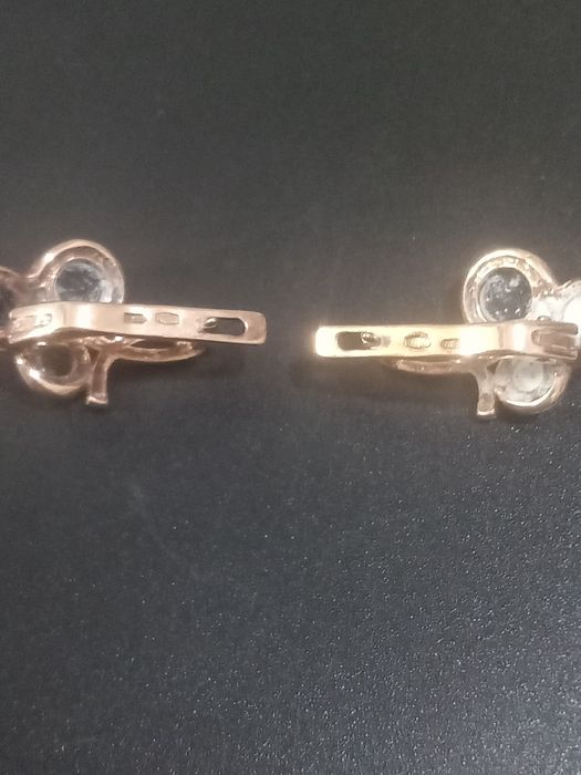 Продам, сережки позолоченные 925 проба.
