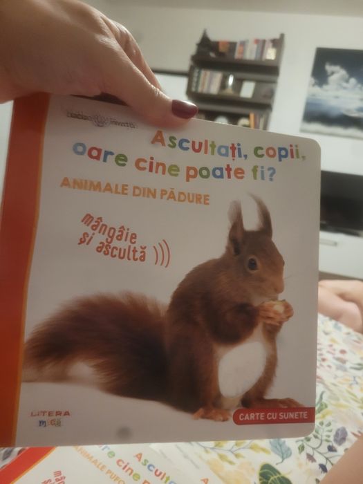 Set carti pt bebelusi " ascultati copii, oare cine poate fi"