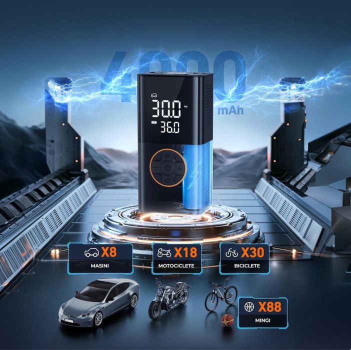 Цифров  компресор за кола,преносим