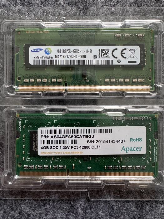 Рам памет DDR3L 2x4bg общо 8gb