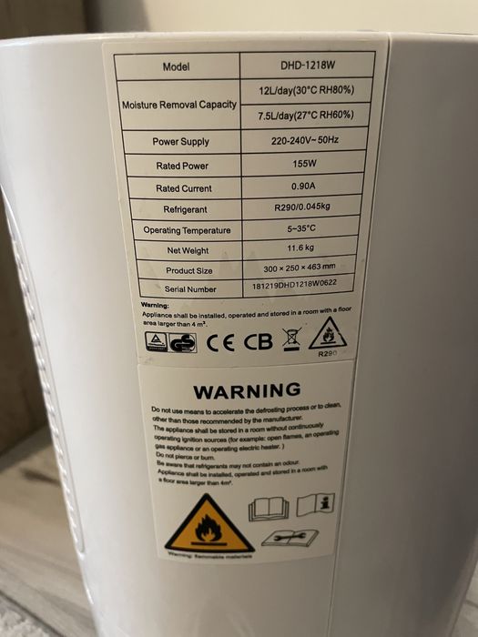 Dezumidificator Starlight.