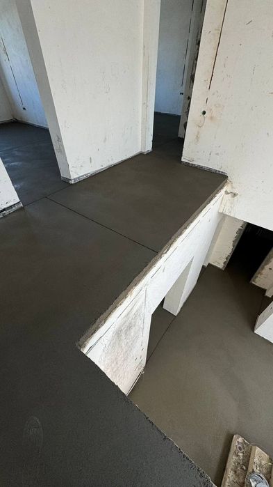 Сухой стяжки пола.