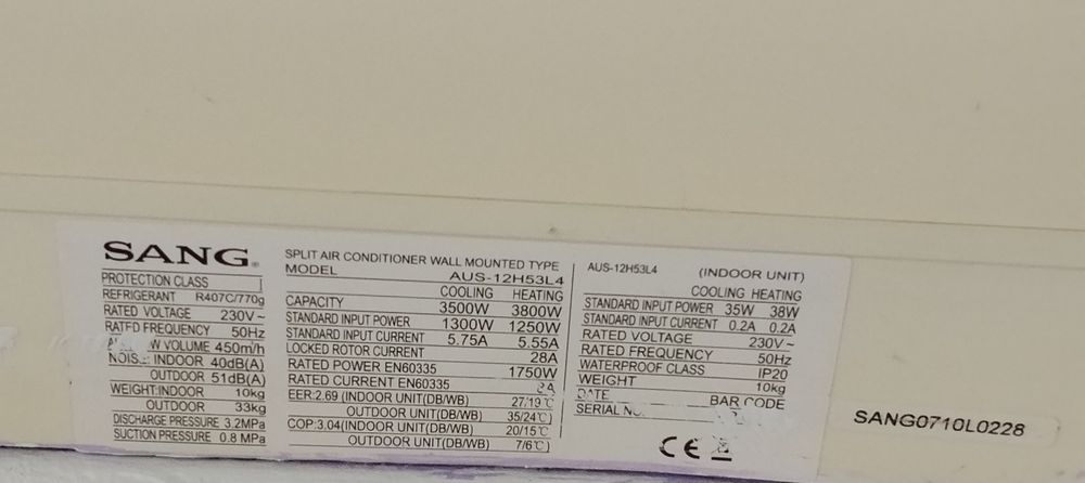 Стенни  климатика 3бр.