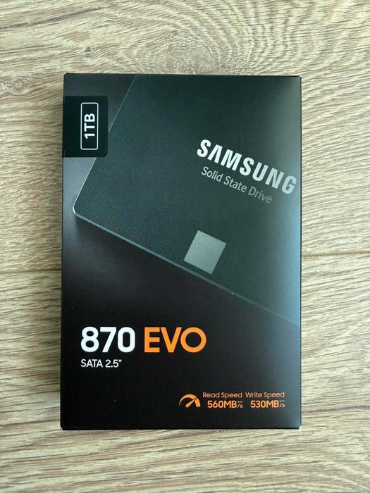 SSD Samsung 870 EVO - 1 TB - НОВ - неразопакован
