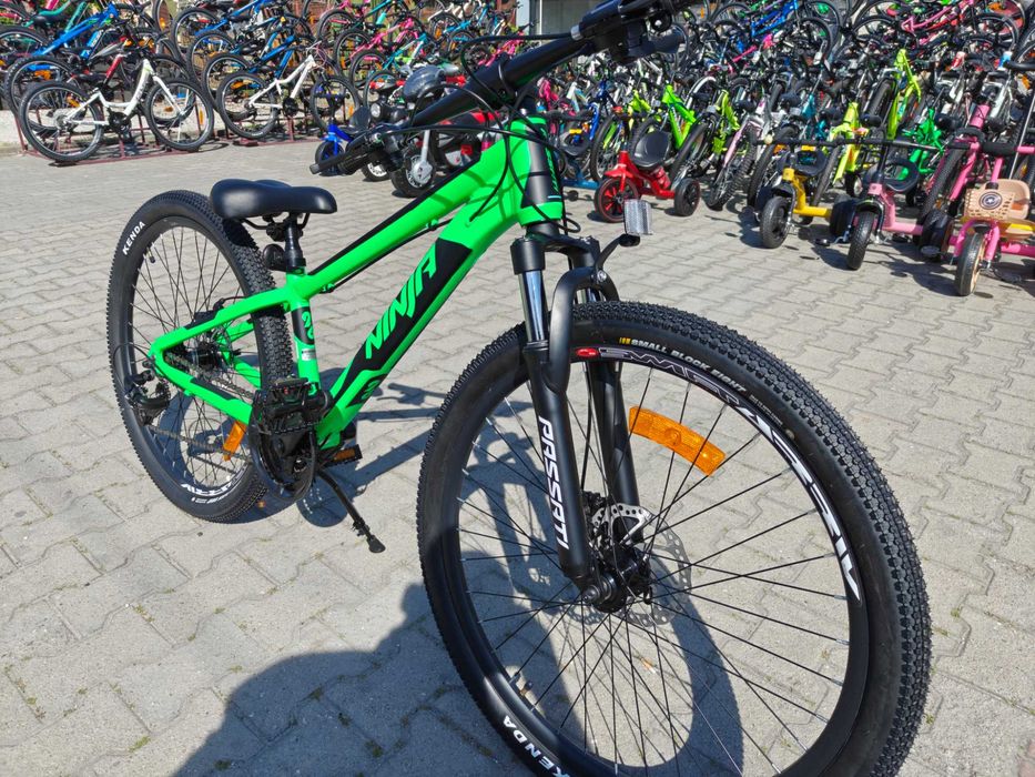 BG Алуминиев велосипед 26" NINJA зелен