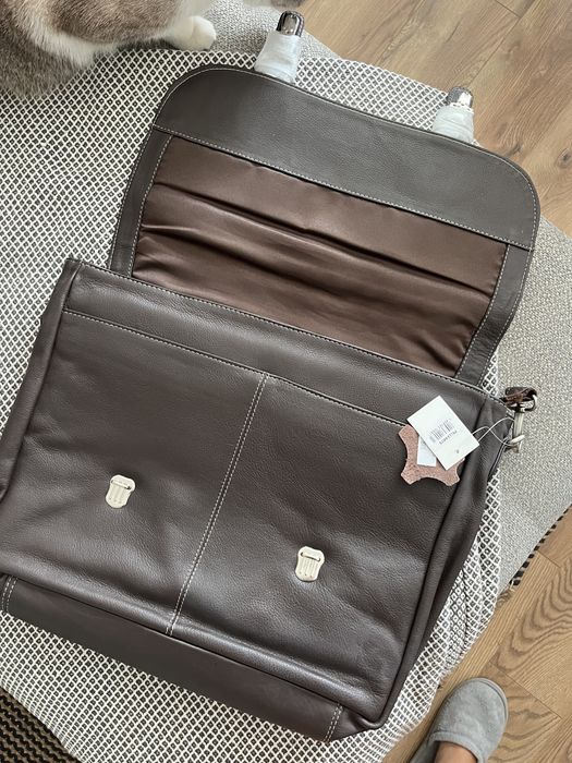 Geantă bărbătească din piele Pellearts