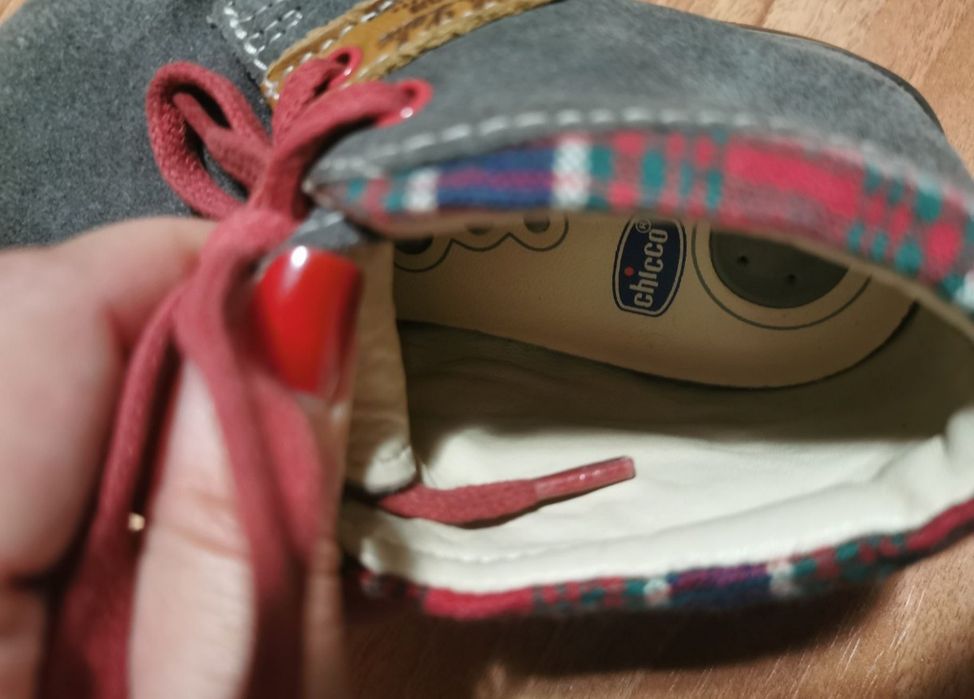 Pantofi Chicco piele naturala 23
