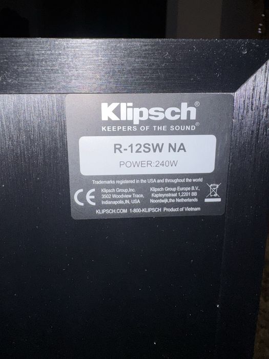 Subwoofer activ Klipsch R-12SW 240watt USA