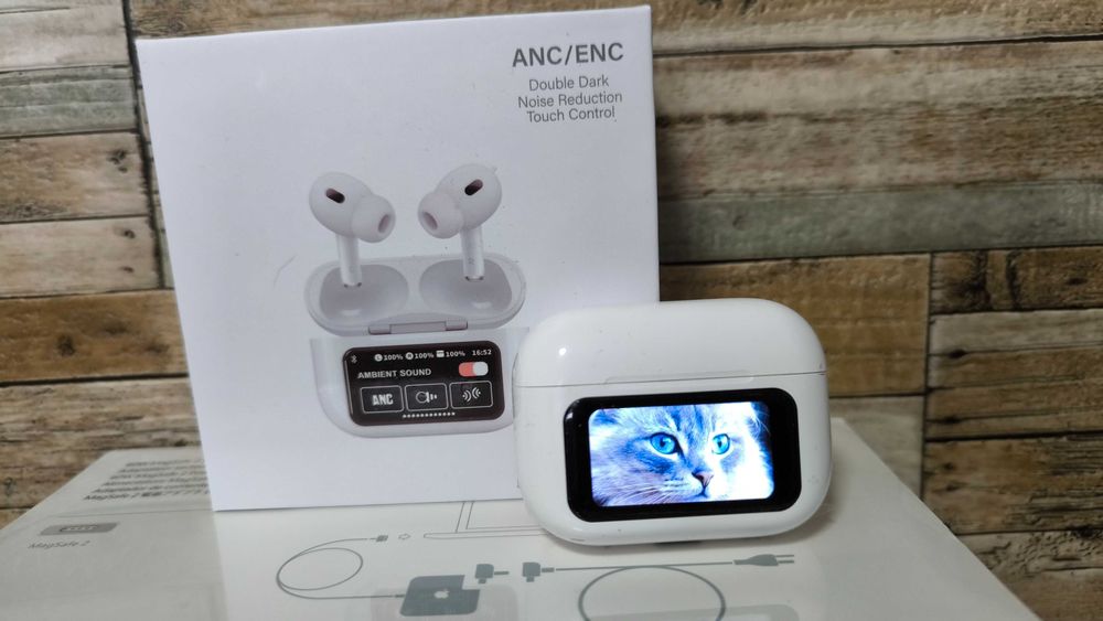 Слушалки с дисплей кристален звук