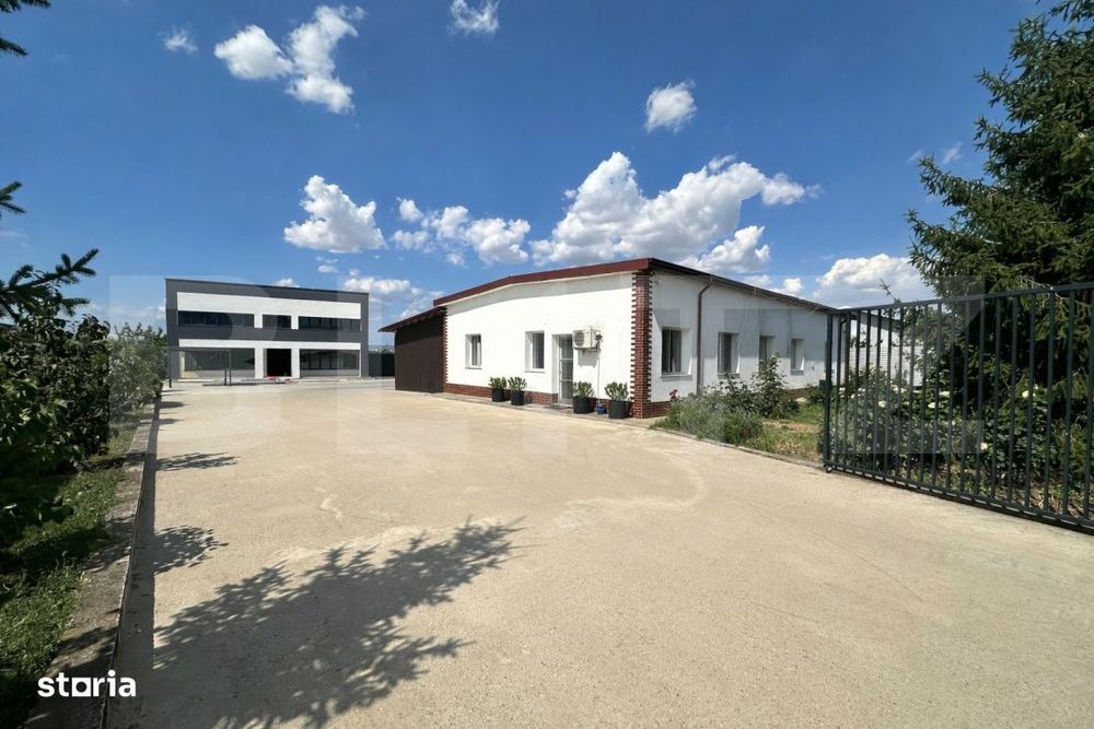 Hala industriala+birouri+teren 6.200 mp, Carcea–zona Silozuri, Acces