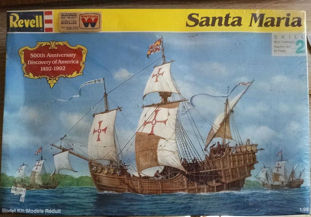 Revell Santa Maria 1:90 – Юбилеен модел за сглобяване 500th Anniversary (НОВ и фабрично опакован)