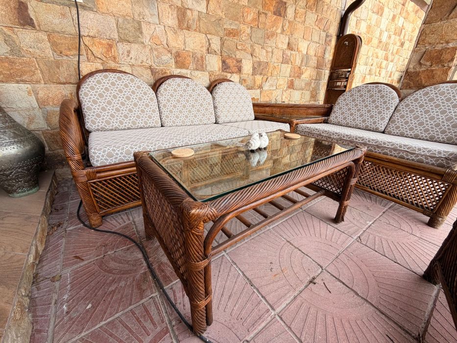 Естествен ратанов комплект