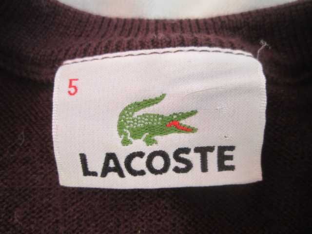 Lacoste оригинален вълнен пуловер размер 5 (L).