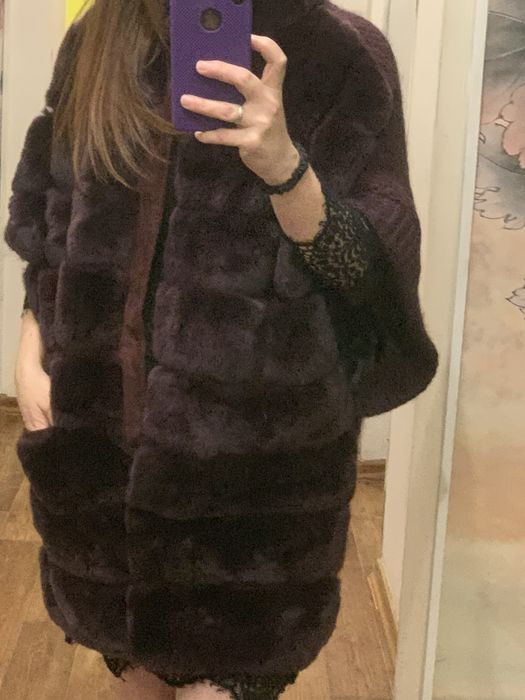 Желетка меховая -вязка