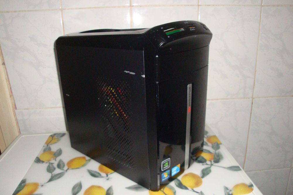 carcasa Packard Bell mini itx cu sursa Hipro card reader
