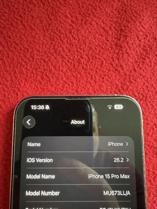 Iphone 15 pro max 256GB, White Titanium