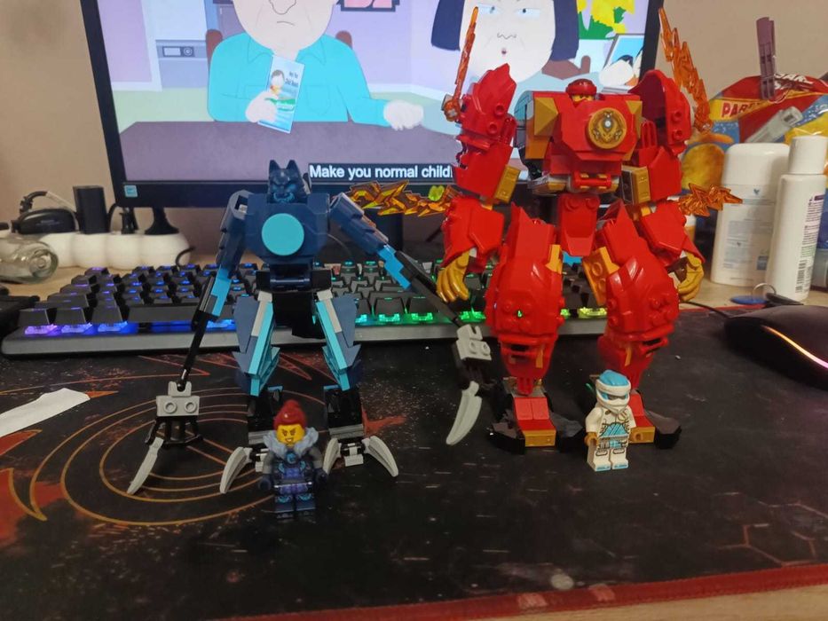 Lego Ninjago robotul elemental al lui Kai, complet-71808