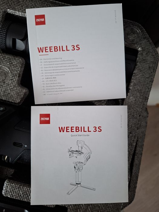 Стедикам стабилизатор для камеры WEEBILL 3S