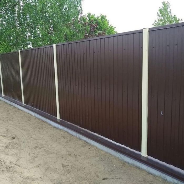 Заборы из профлиста