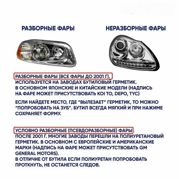 Жидкость для разбора и расклейки фар