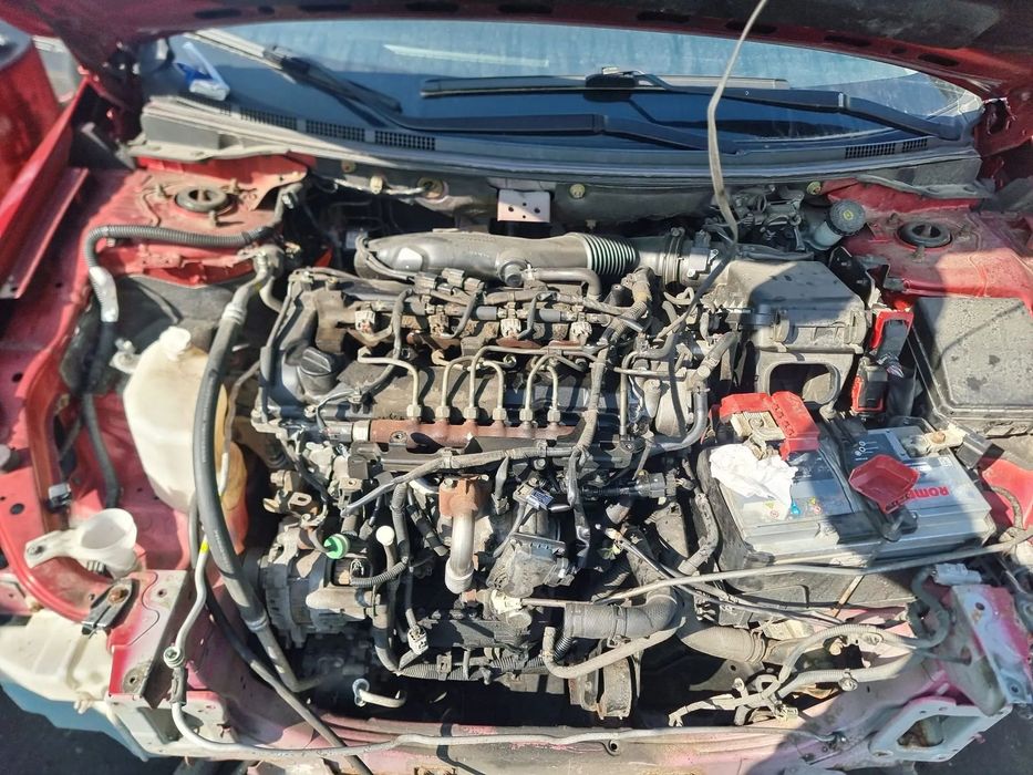 motor fara anexe cutie de viteze viteza manuala 6 trepte ambreiaj volanta turbina pompa injectie vacuum abs servodirectie rampa injectoare injector racitor gaze egr clapeta acceleratie Mitsubishi Lancer X facelift, an 2013, motor 1.8 d cod 4N13