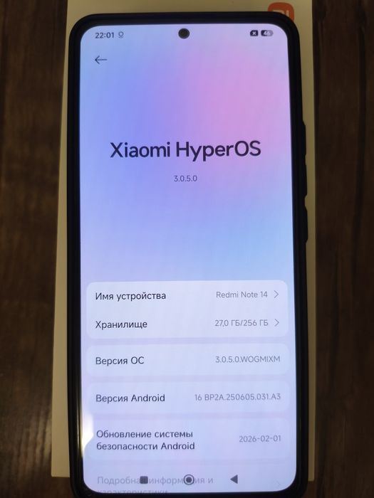 Redmi note 14 _ 8/256 _ Global