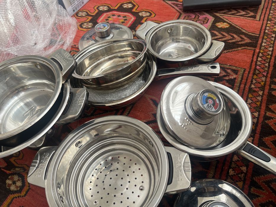 Набор кастрюлей сталь