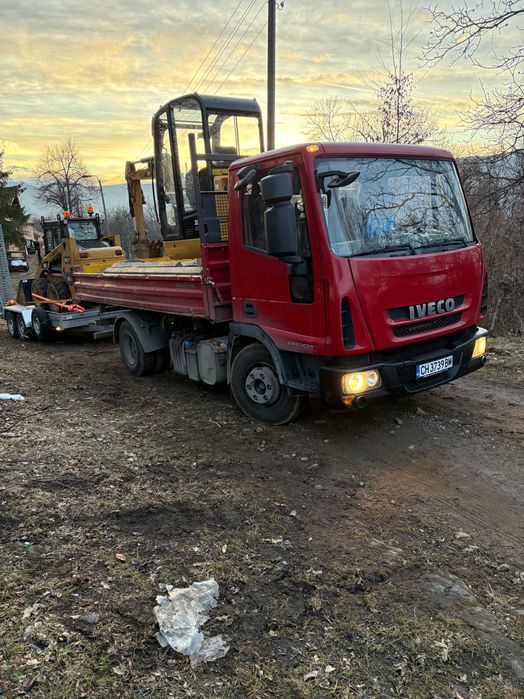 Къртене на бетон/камък с мини багер CAT  и  извозване