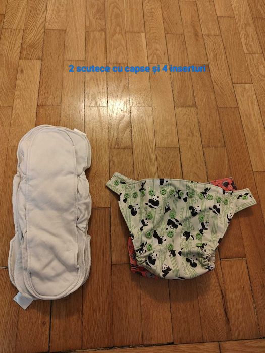 Set mare de scutece textile refolosibile