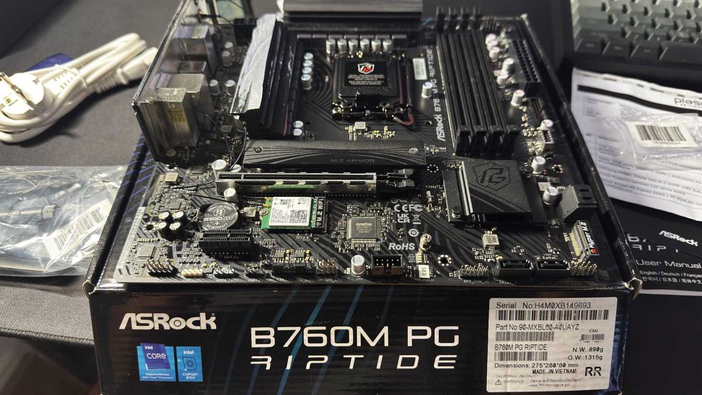 Asrock B760M PG Riptide motherboard дънна платка