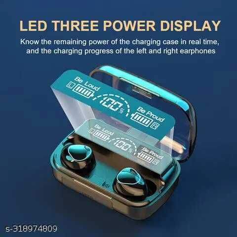 Светещи Безжични Слушалки HD LED дисплей М10