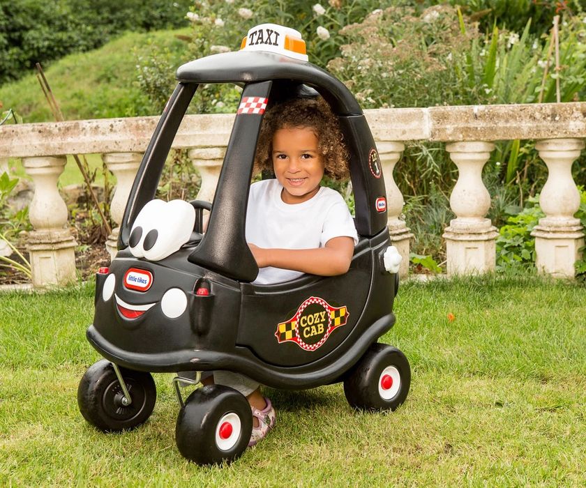 Детска кола за бутане Little Tikes, черно Такси