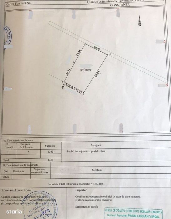 Teren Kamsas Intravilan