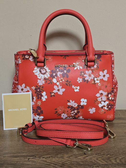 Michael Kors оригинална флорална дамска чанта