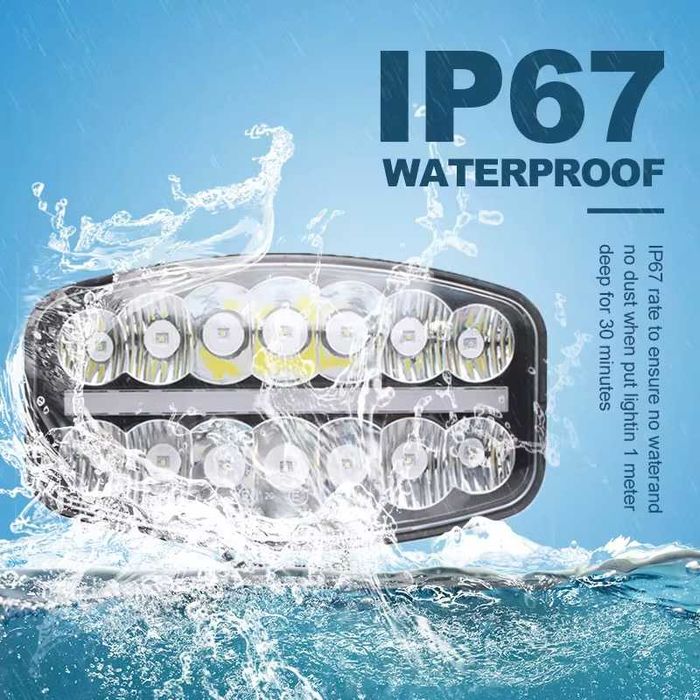 180W Мощен LED Диоден Халоген за Камиони Халогени за ролбар за Камион