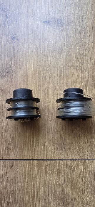 2 capete bobină cu fir pentru trimmer + ruletă / boloboc