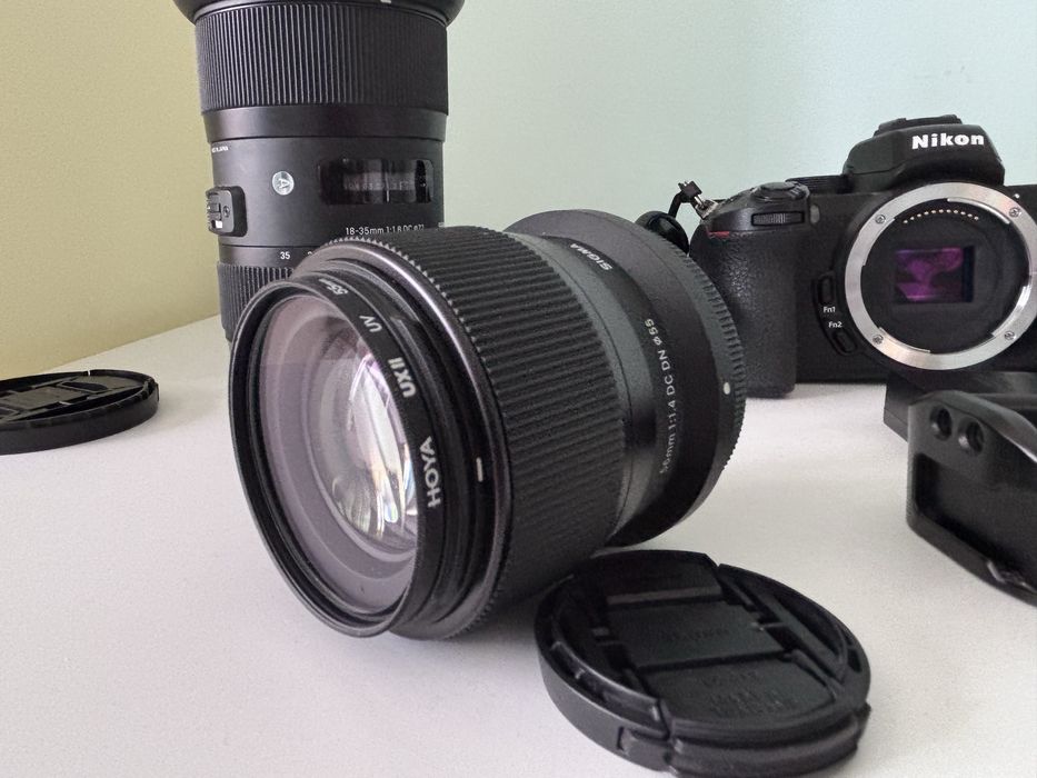 Nikon Z50 + 16/50mm kit + Sigma 56mm F1.4 + Sigma 18/35 F1.8 - very best combo