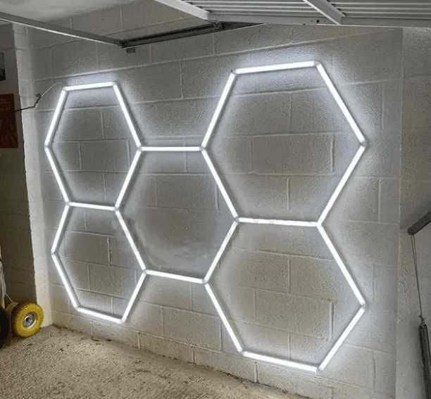 Led осветление пчелна пита - Hexagon 170x240см