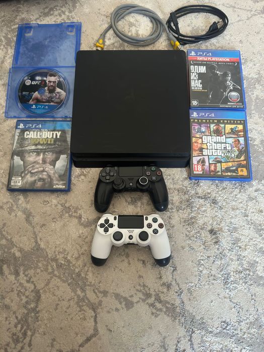 Продам пс4 слим 6 игры