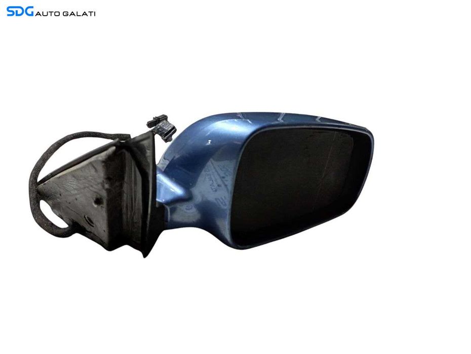 Oglinda Electrica Dreapta Skoda Superb 1 2002 - 2008 Culoarea Albastru Deschis [LR0788]