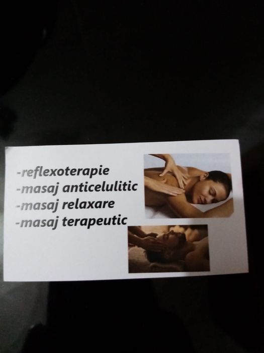 Masaj reflexoterapie,de relaxare,etc