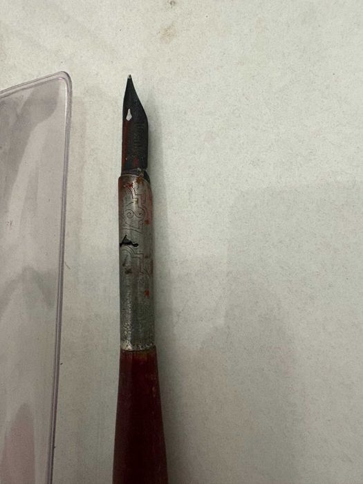 Pana de scris veche cu penita metalica anii 60 70