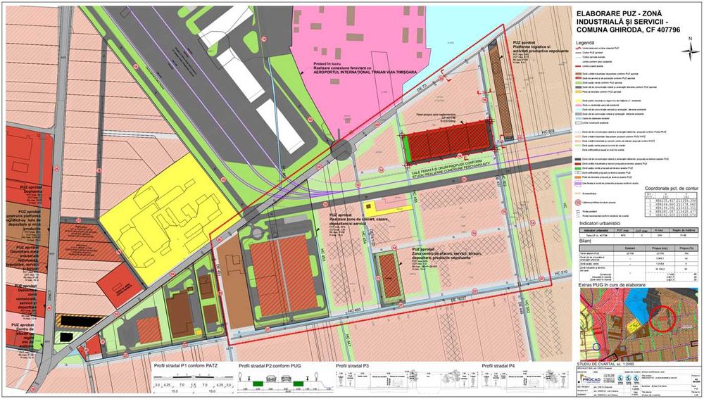 Teren 23.700 mp - Aeroport Timișoara - Potențial de hale 14.220 mp