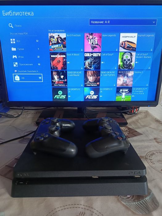 Ps4 slim 1TB HDR +игры +гарантия