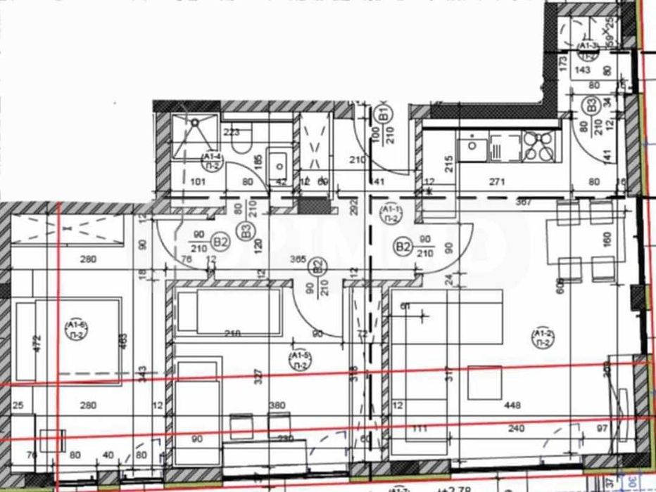 Тристаен апартамент в новострояща се сграда в кв. Аспарухово
