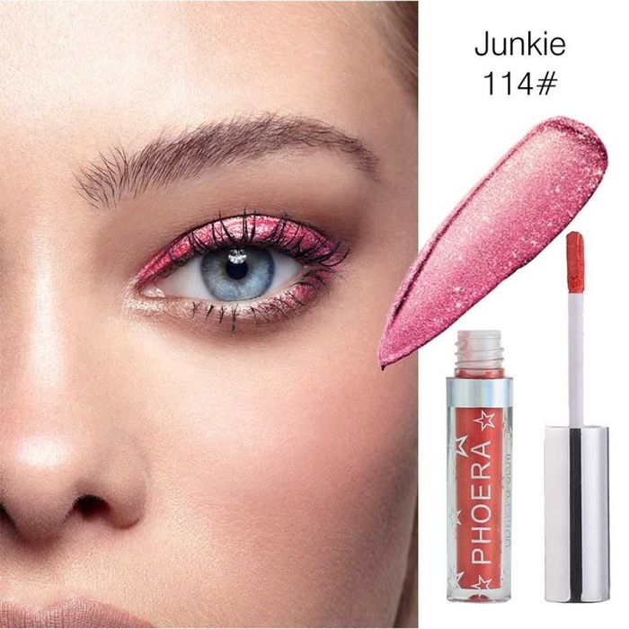 Течни бляскави сенки за очи на водна основа