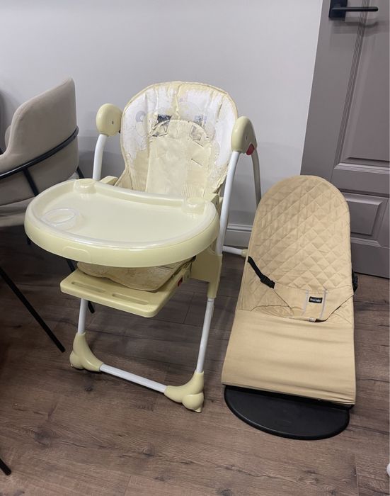 Продам шезлонг и детский стул